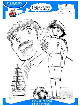 Çocuklar İçin Tsubasa Boyama Sayfaları 